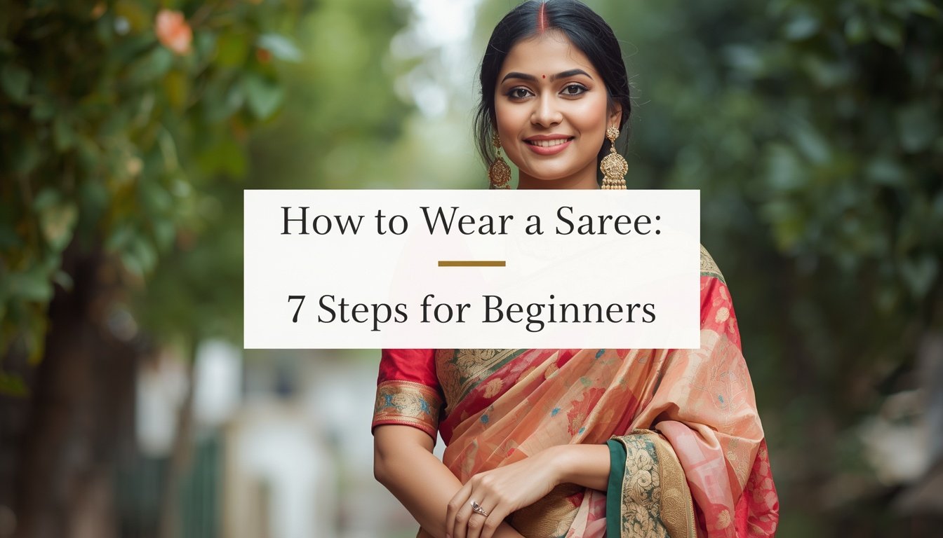 how to wear a saree